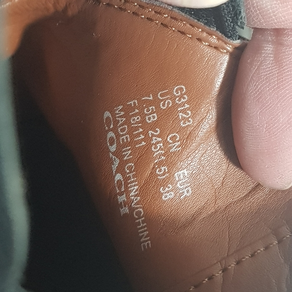 COACH Black Leather Ankle Booties - Picture 8 of 10